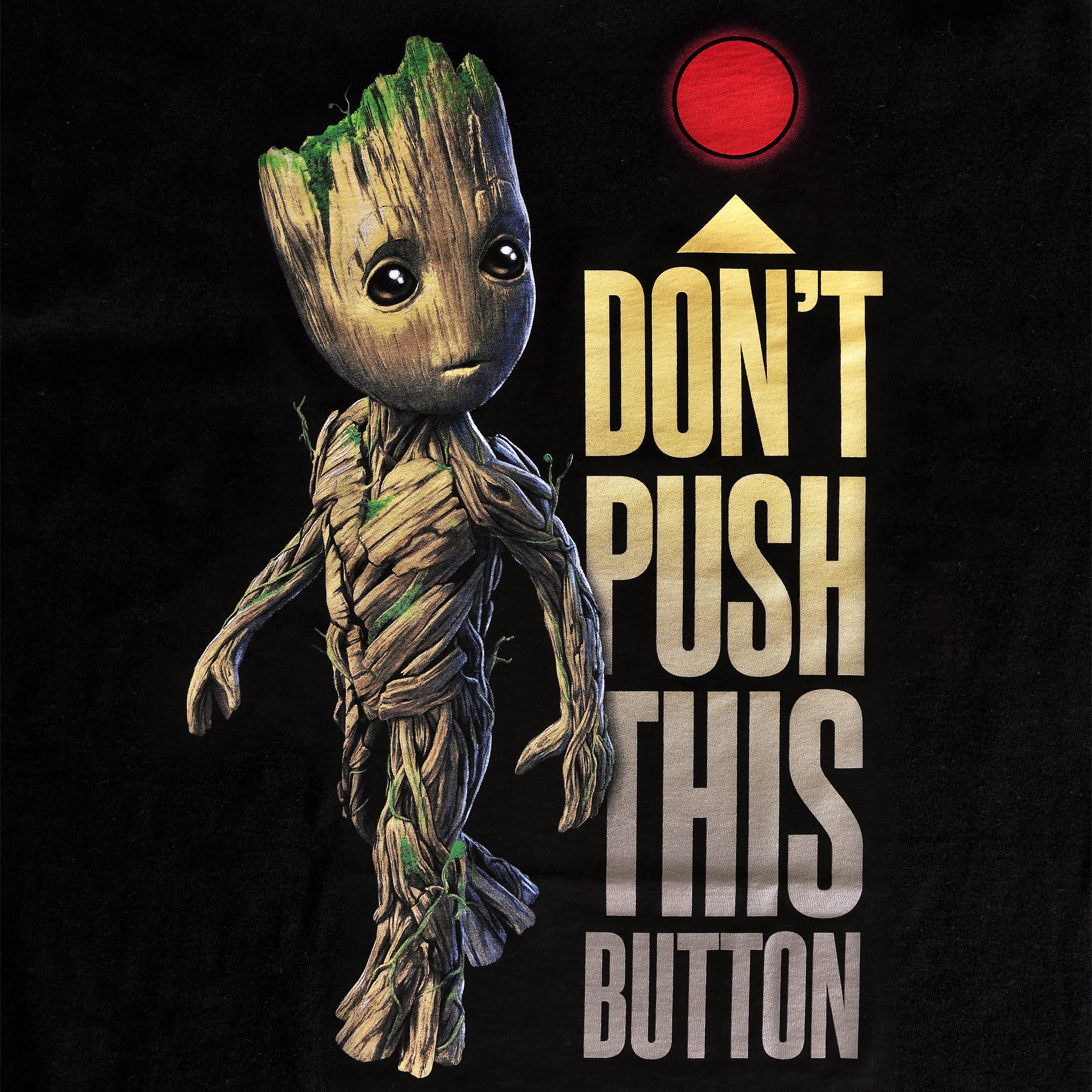 Product image Guardians of the Galaxy - Groot Button T-Shirt black