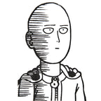 Product image One Punch Man - Saitama Sketch T-Shirt white
