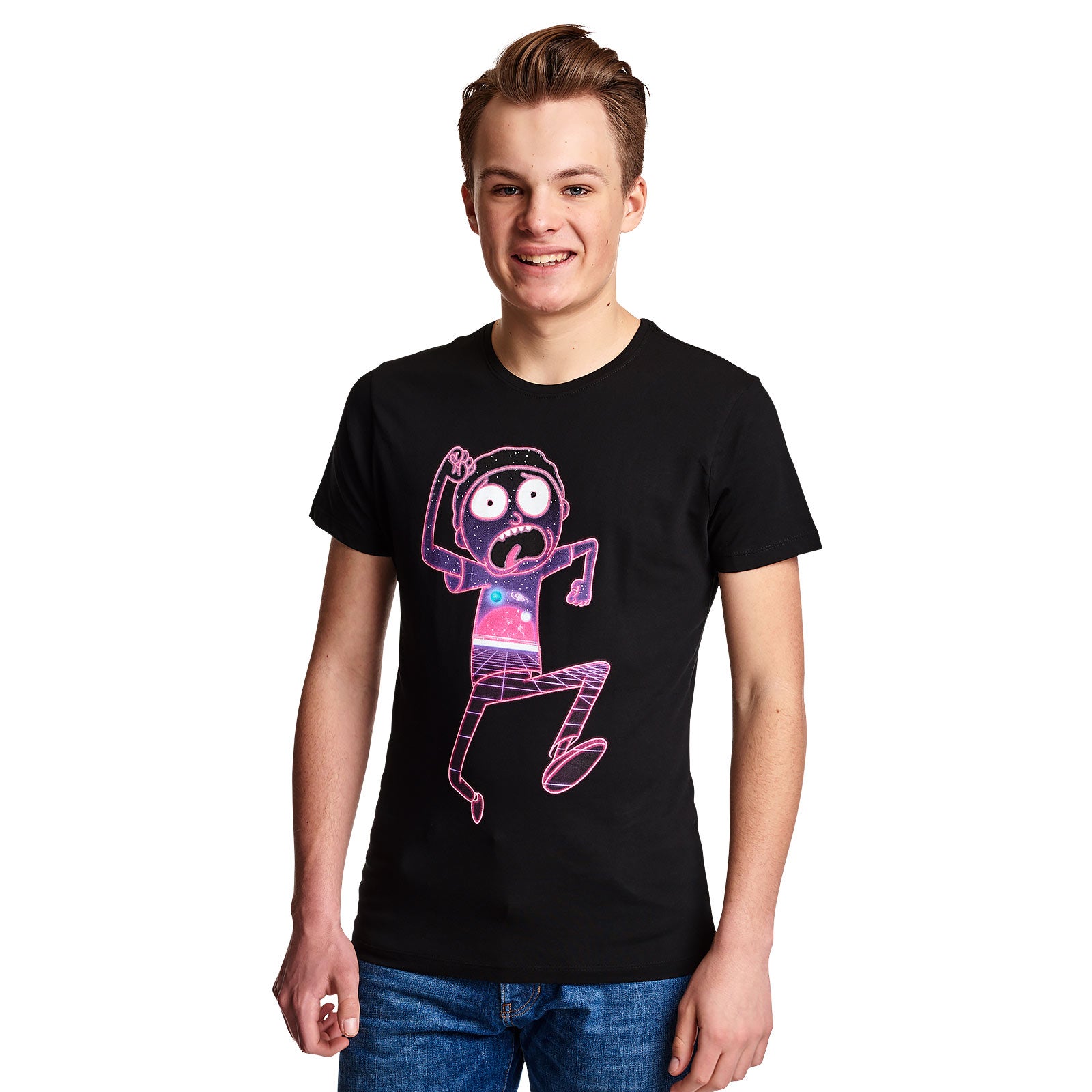 Product image Rick and Morty - Neon Morty Glow in the Dark T-Shirt black