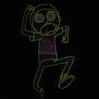Product image Rick and Morty - Neon Morty Glow in the Dark T-Shirt black