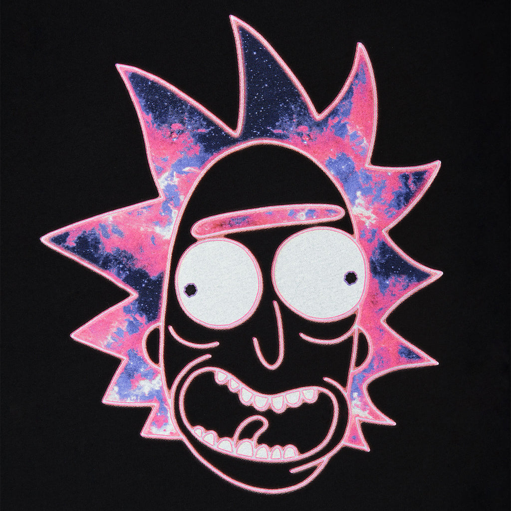 Product image Rick and Morty - Neon Rick Glow in the Dark T-Shirt Black