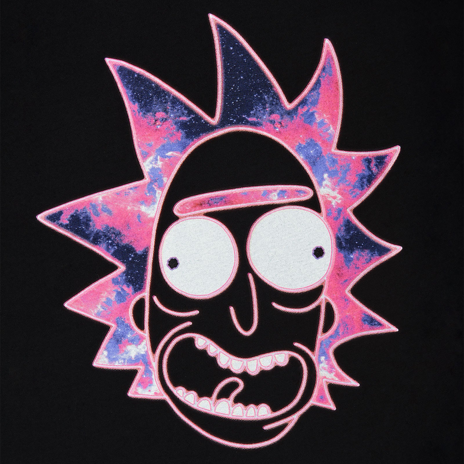 Product image Rick and Morty - Neon Rick Glow in the Dark T-Shirt Black