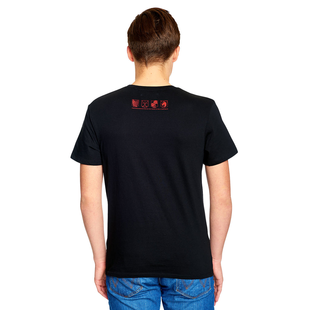Product image Attack on Titan - Crew Fight T-Shirt Black