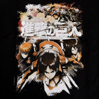 Product image Attack on Titan - Crew Fight T-Shirt Black