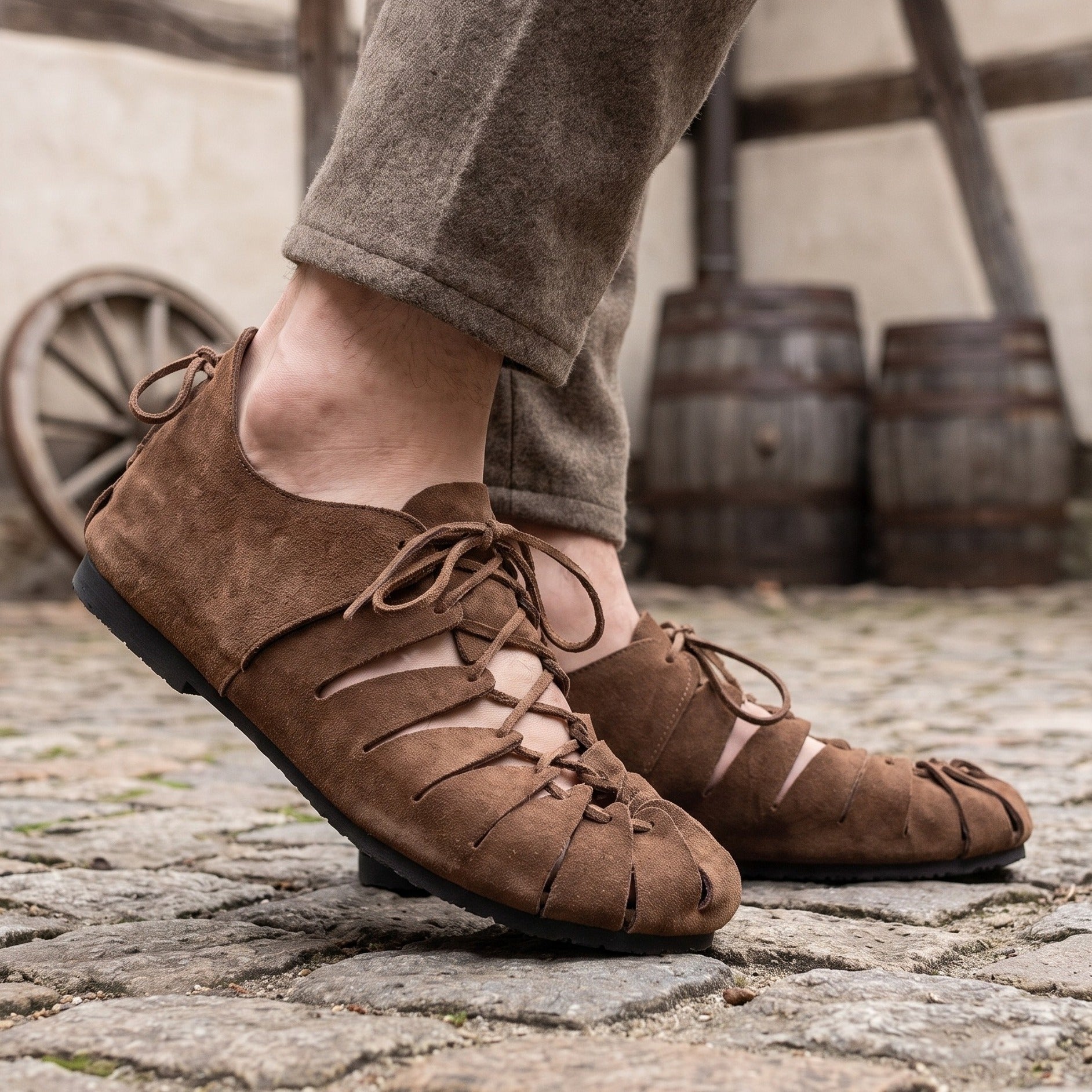 Product image Medieval Lace-up Shoes Brown
