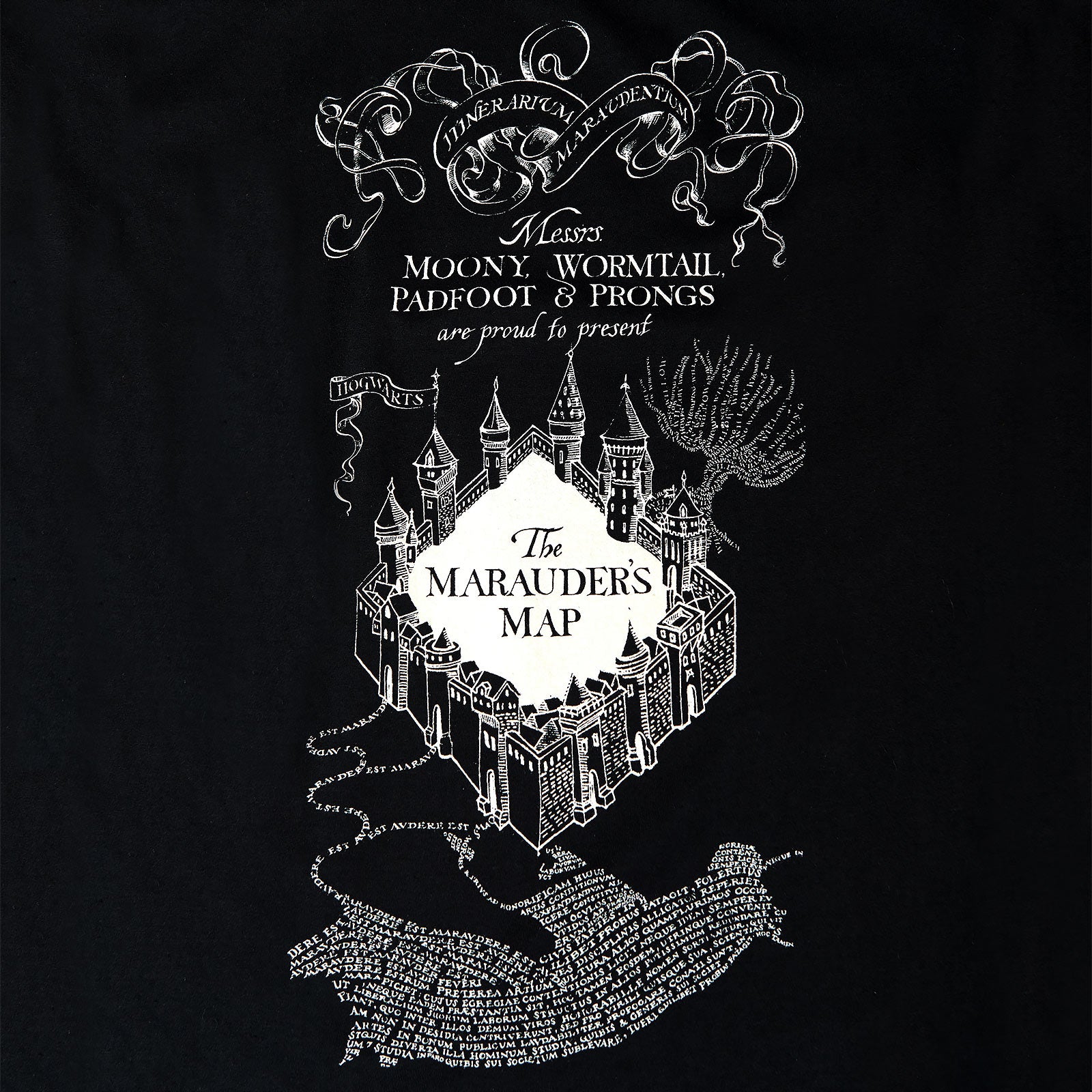 Product image Harry Potter - Marauders Map T-Shirt black