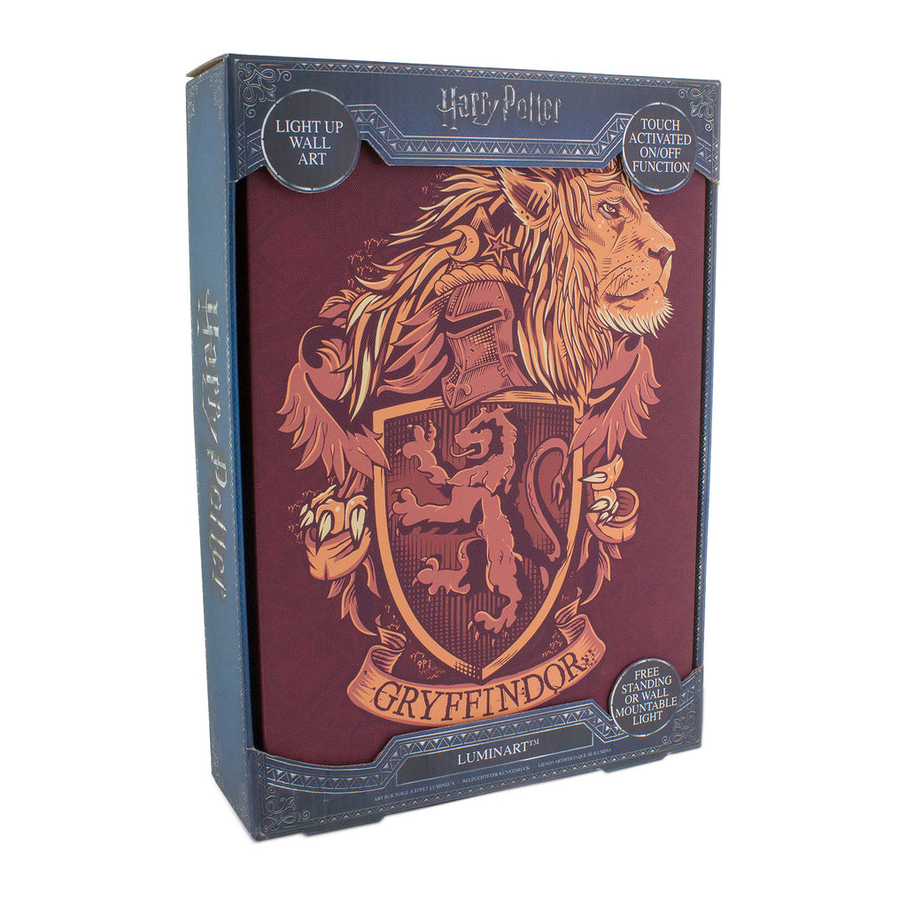 Product image Harry Potter - Gryffindor mural with light