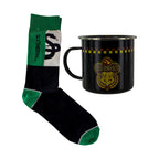 Product image Harry Potter - Slytherin Quidditch Socks and Enamel Mug