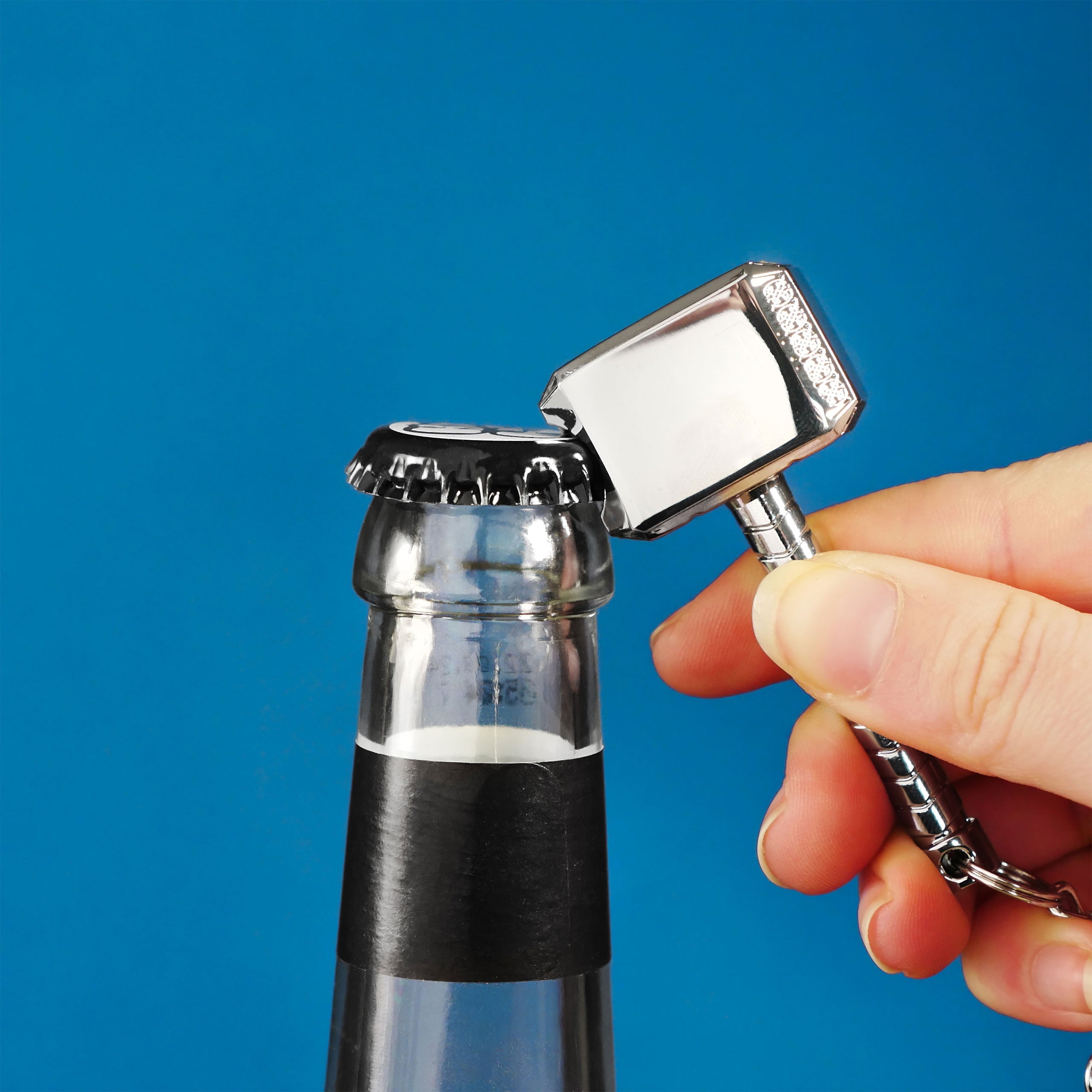 Product image Thor's Hammer Keychain with Bottle Opener