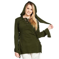 Product image Medieval Blouse Lea with Hood Green