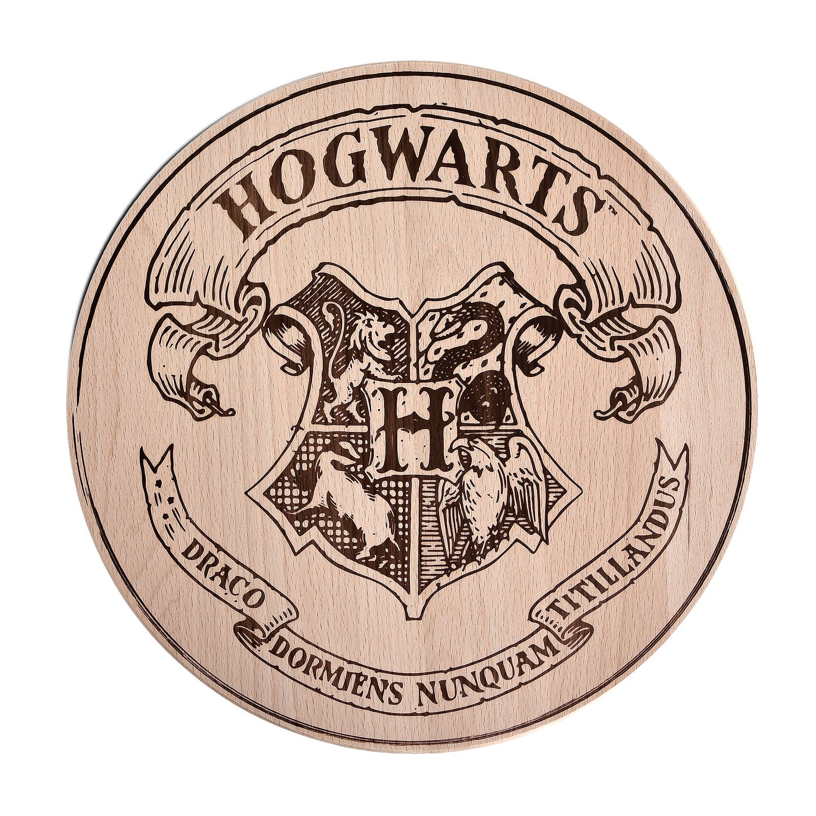 Product image Harry Potter - Hogwarts Crest Cutting Board Beech