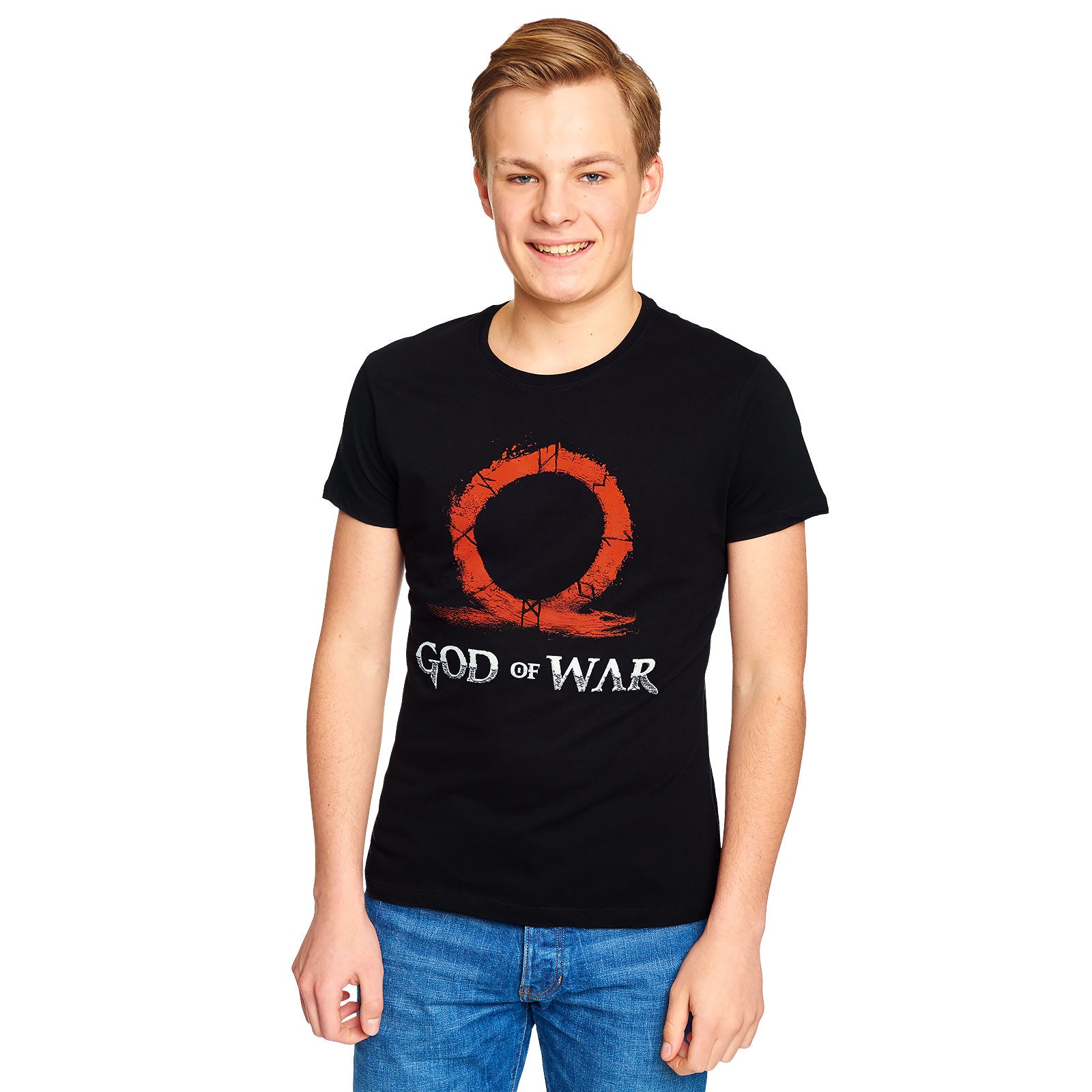 Product image God of War - Red Logo T-Shirt black