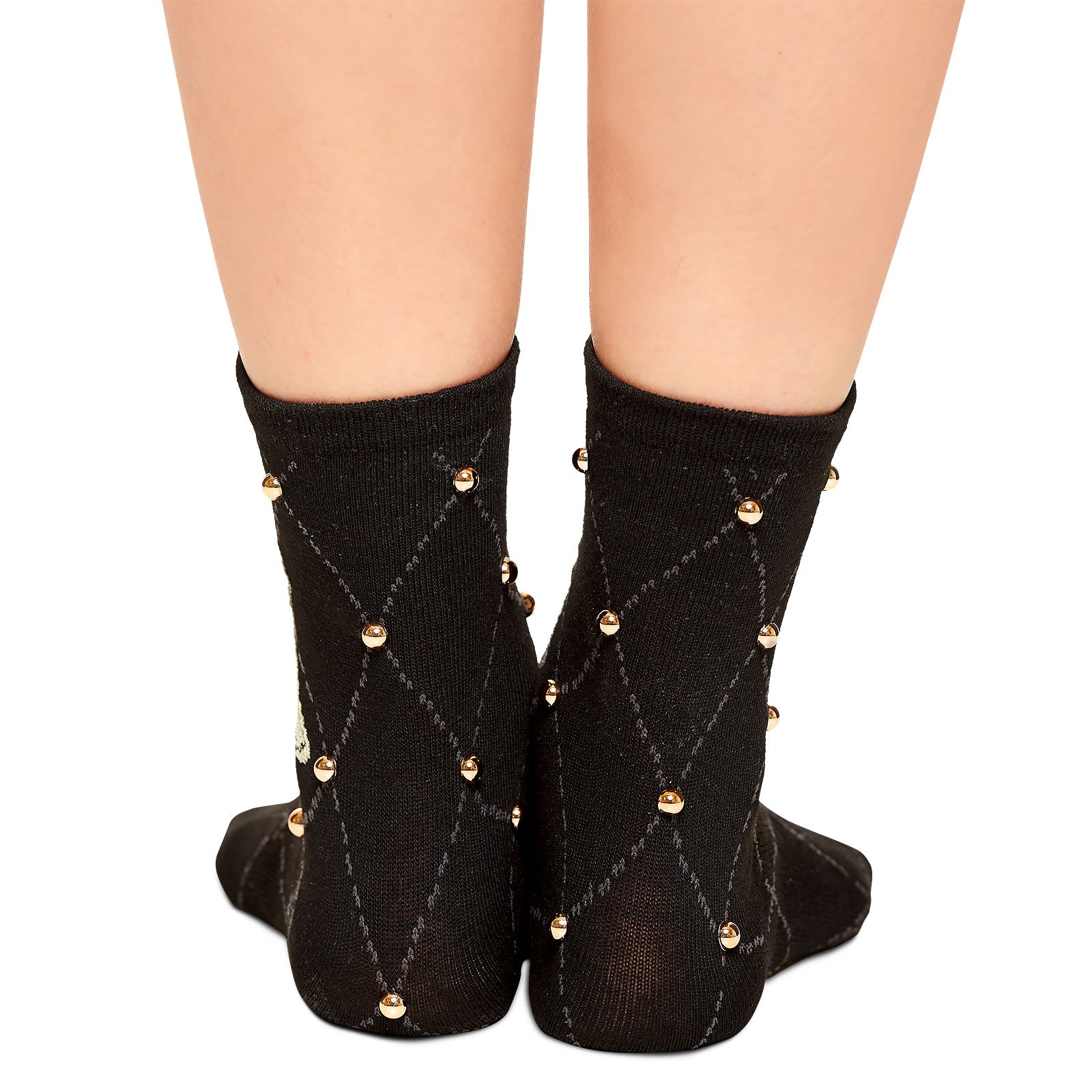 Product image Harry Potter - Hogwarts Logo Socks with Studs Black