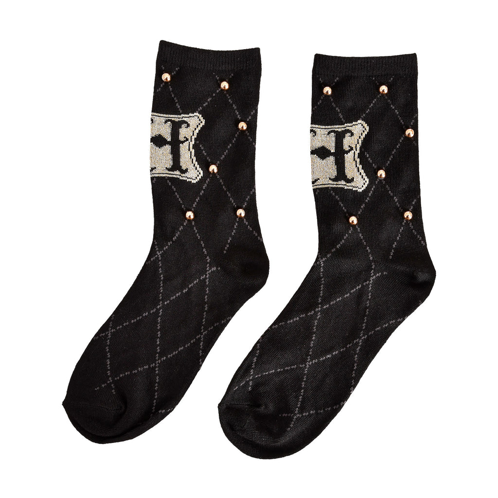 Product image Harry Potter - Hogwarts Logo Socks with Studs Black