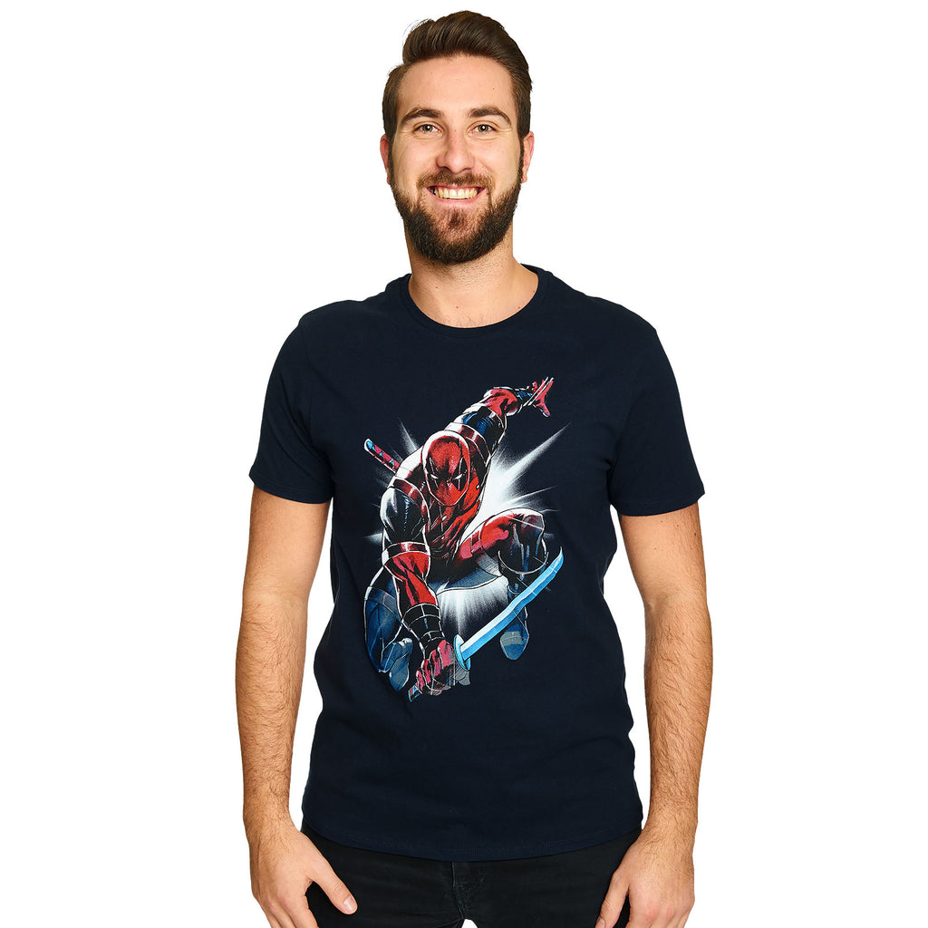 Product image Deadpool - Attack T-Shirt blue
