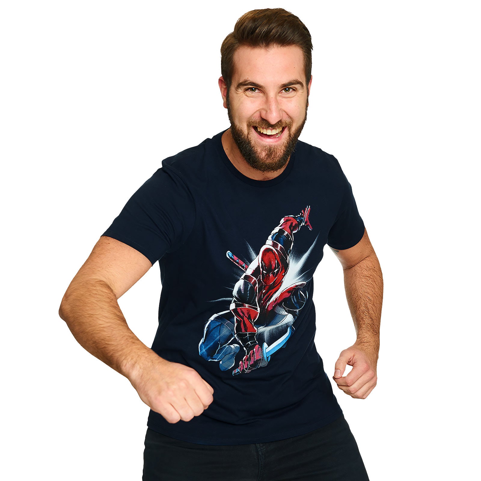 Product image Deadpool - Attack T-Shirt blue