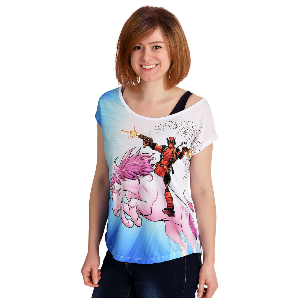 Product image Deadpool - Unicorn Ride T-Shirt Women's Loose Fit