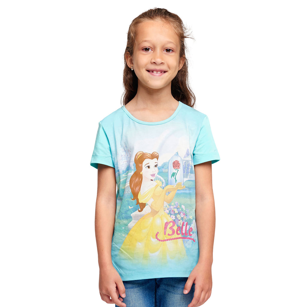 Product image Beauty and the Beast - Belle Children's T-Shirt Turquoise