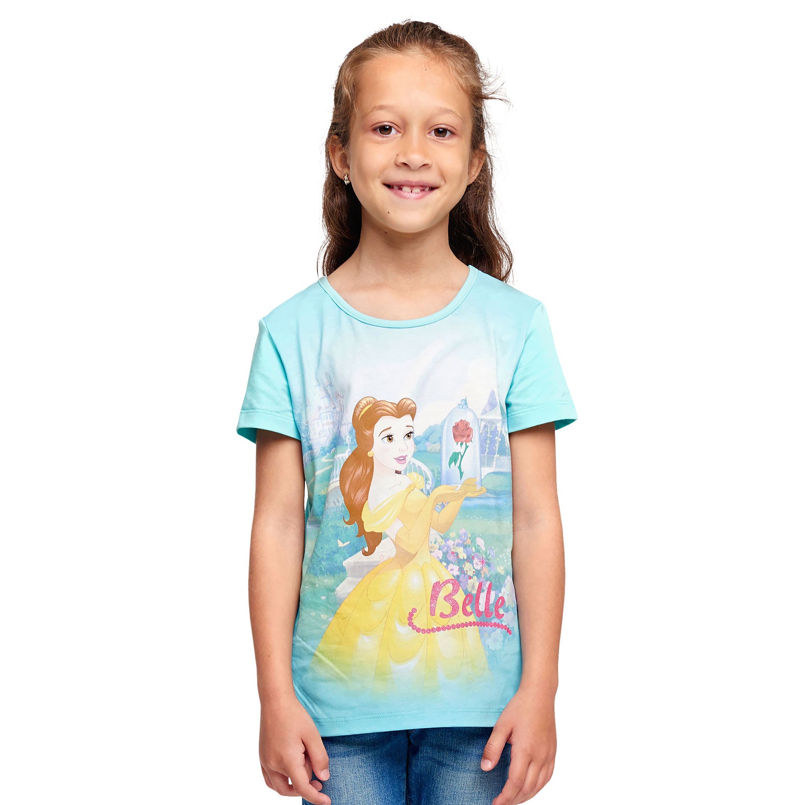 Product image Beauty and the Beast - Belle Children's T-Shirt Turquoise