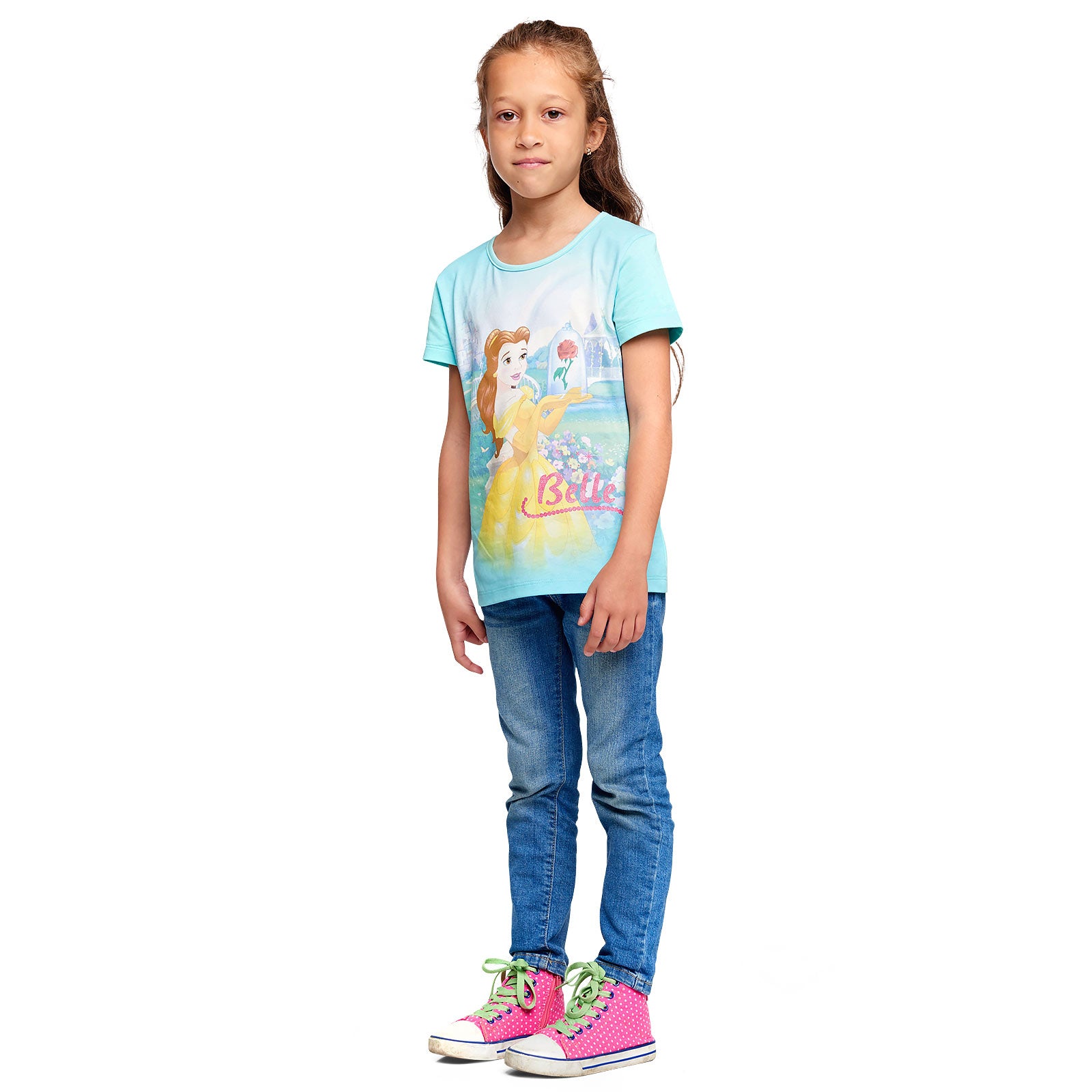 Product image Beauty and the Beast - Belle Children's T-Shirt Turquoise