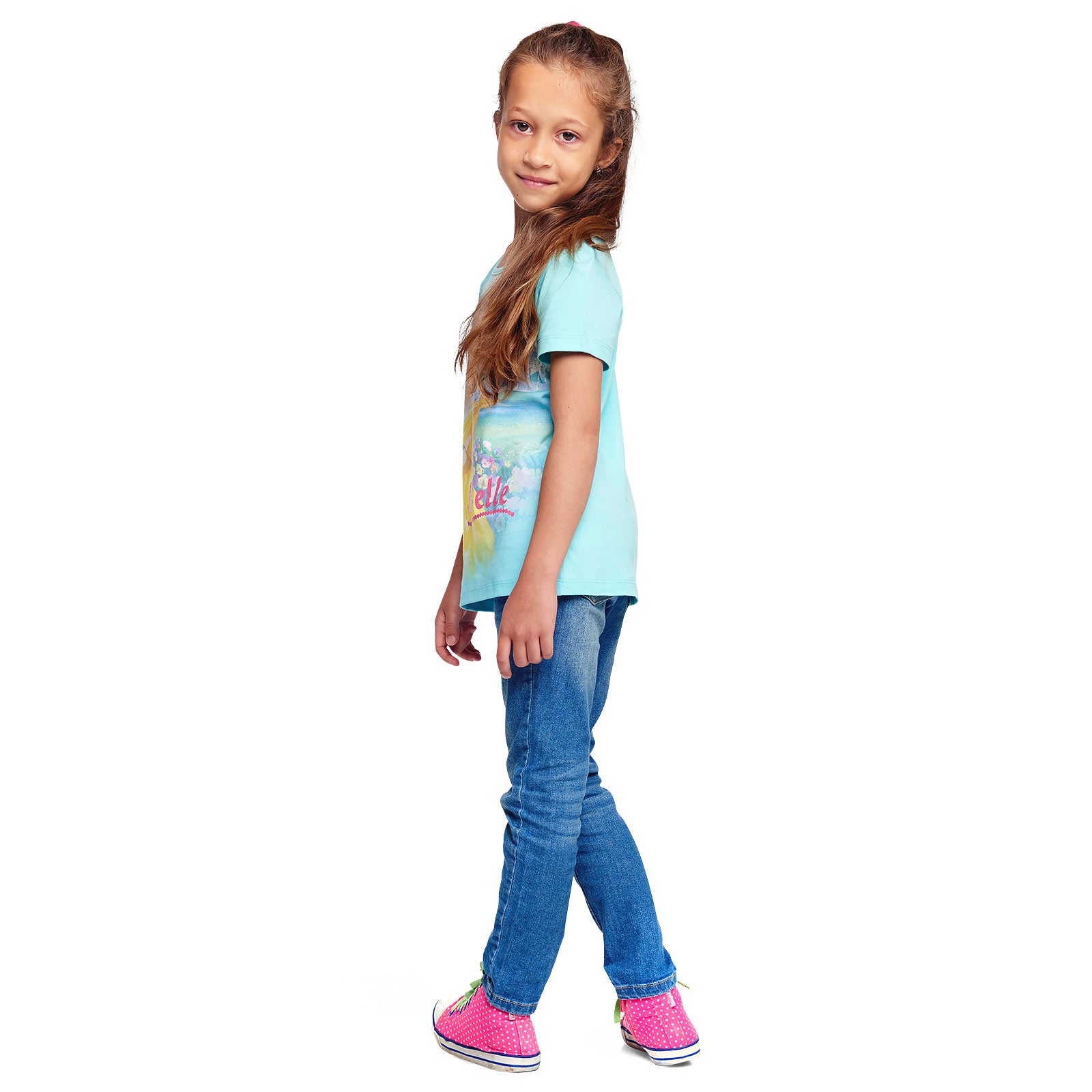 Product image Beauty and the Beast - Belle Children's T-Shirt Turquoise