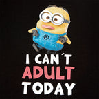 Product image Minions - No Adult Today T-Shirt black