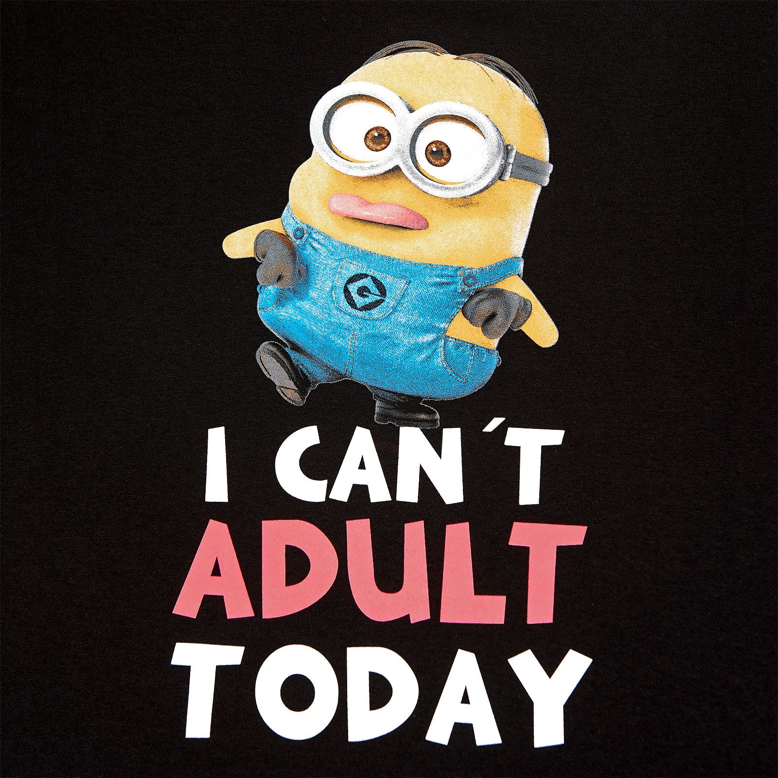 Product image Minions - No Adult Today T-Shirt black