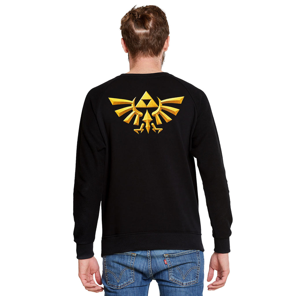 Product image Zelda - Triforce Hyrule Logo Sweater Black