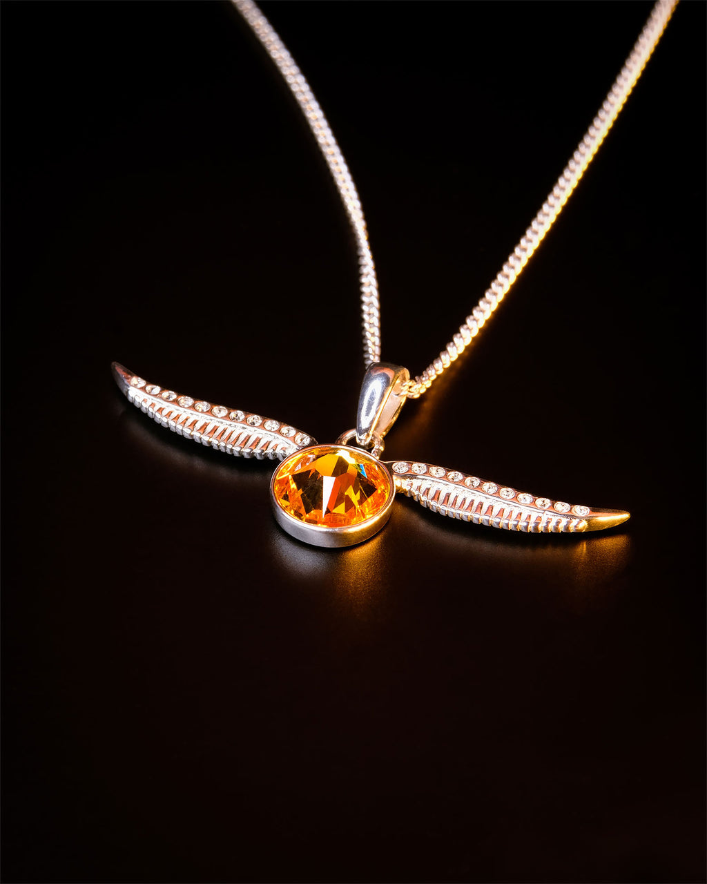 Product image Harry Potter - Golden Snitch Necklace with Crystal
