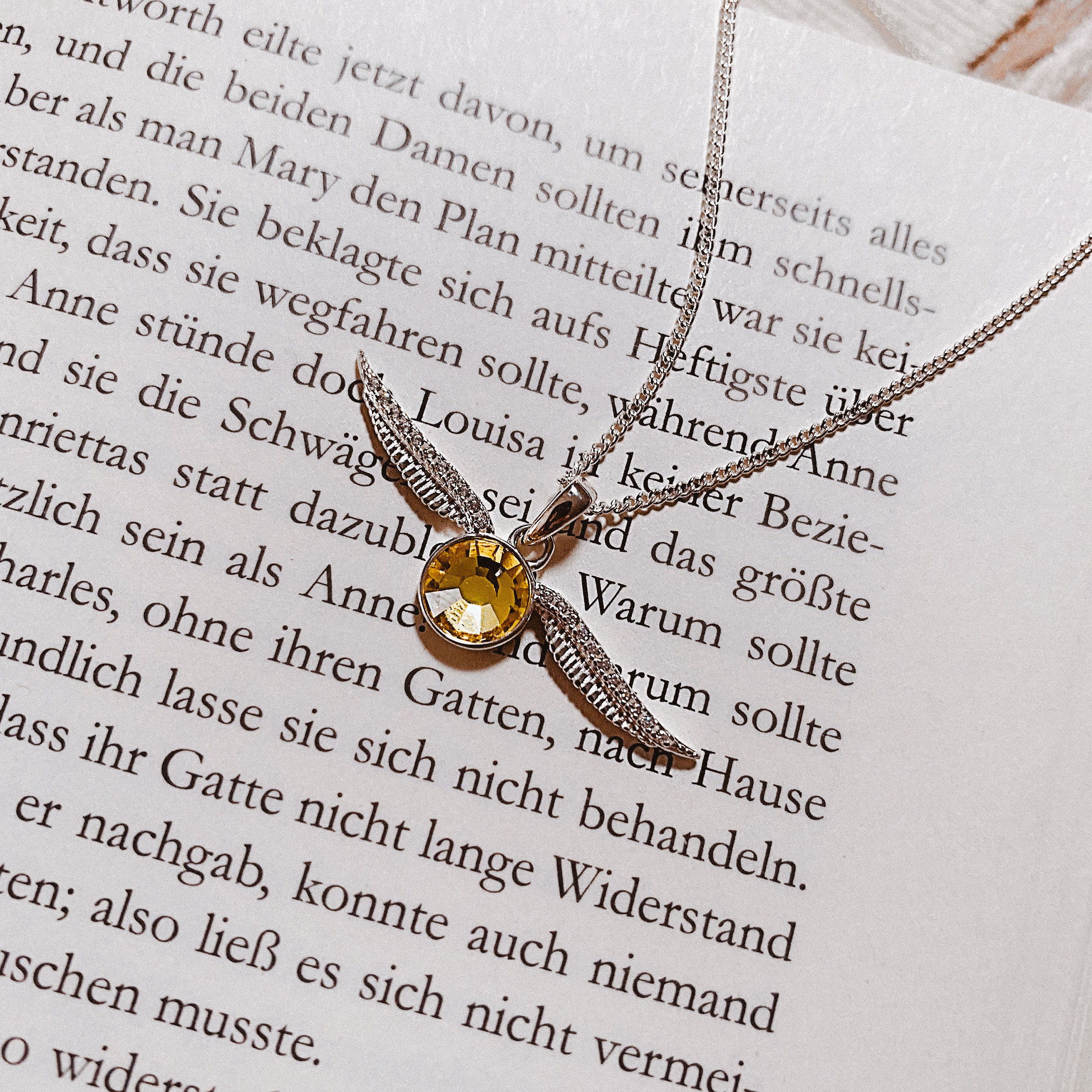 Product image Harry Potter - Golden Snitch Necklace with Crystal