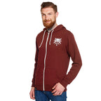 Product image Witcher - Wolf Medallion Hoodie red