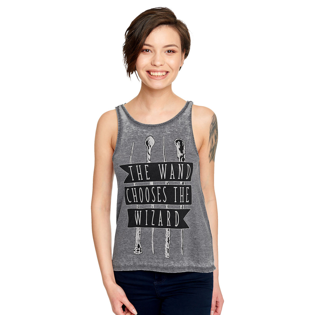 Product image Harry Potter - Wand Chooses Wizard Tank Top grey
