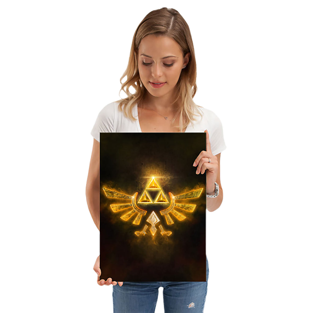 Product image Hyrule Logo Metal Poster for Zelda Fans