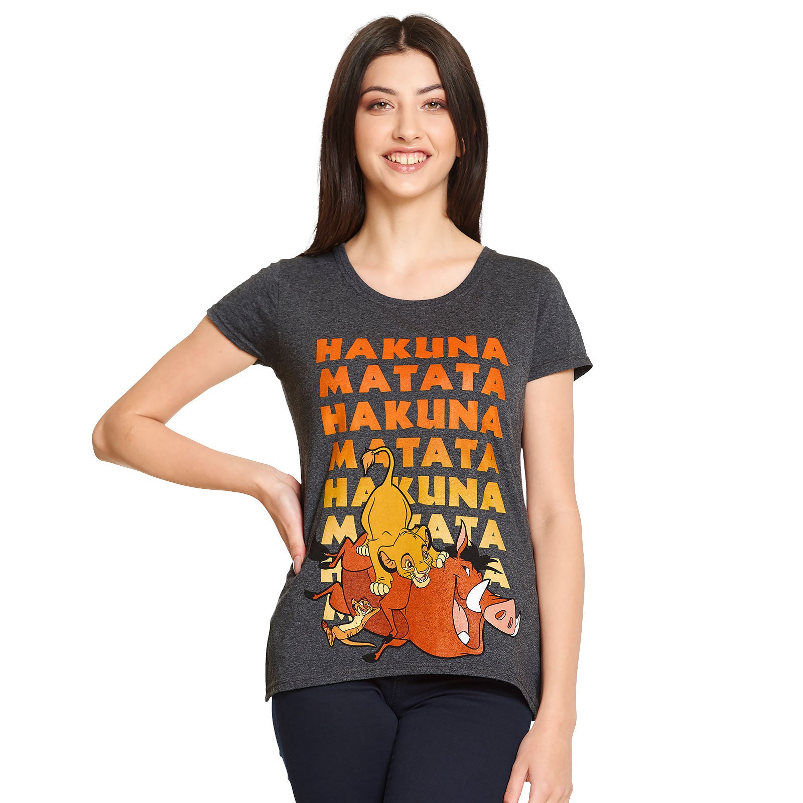 Product image Lion King - No Worries Women's T-Shirt Grey