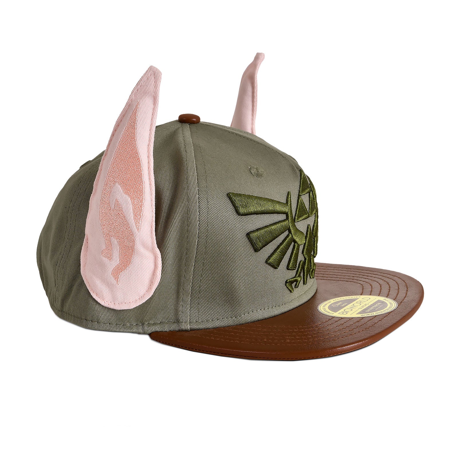 Product image Zelda - Hyrule Logo Snapback Cap with Link Ears