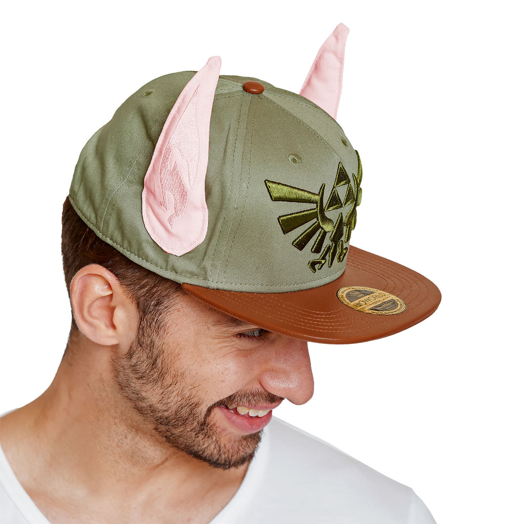 Product image Zelda - Hyrule Logo Snapback Cap with Link Ears