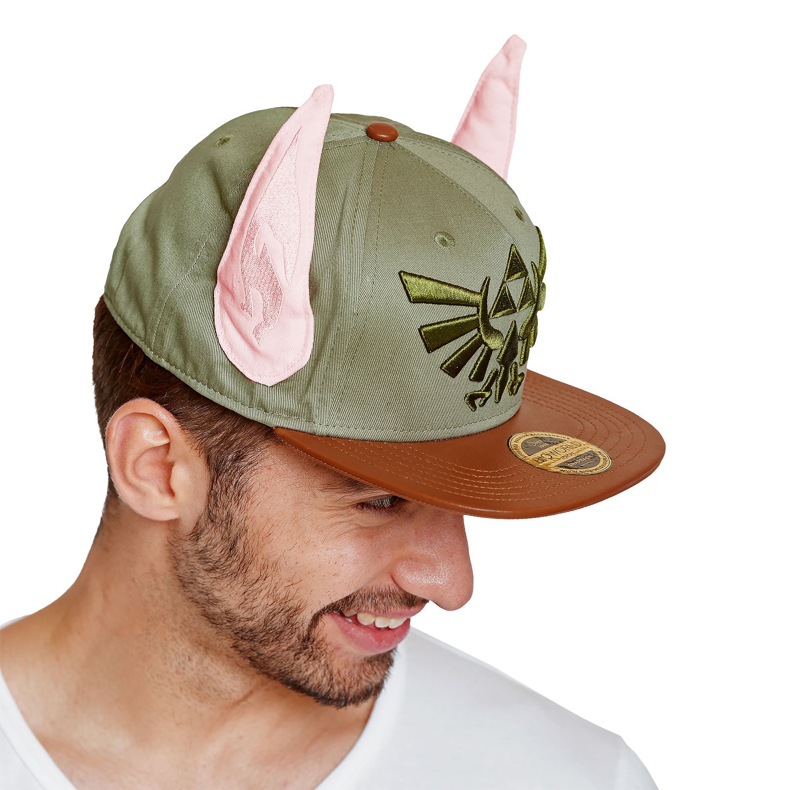 Product image Zelda - Hyrule Logo Snapback Cap with Link Ears