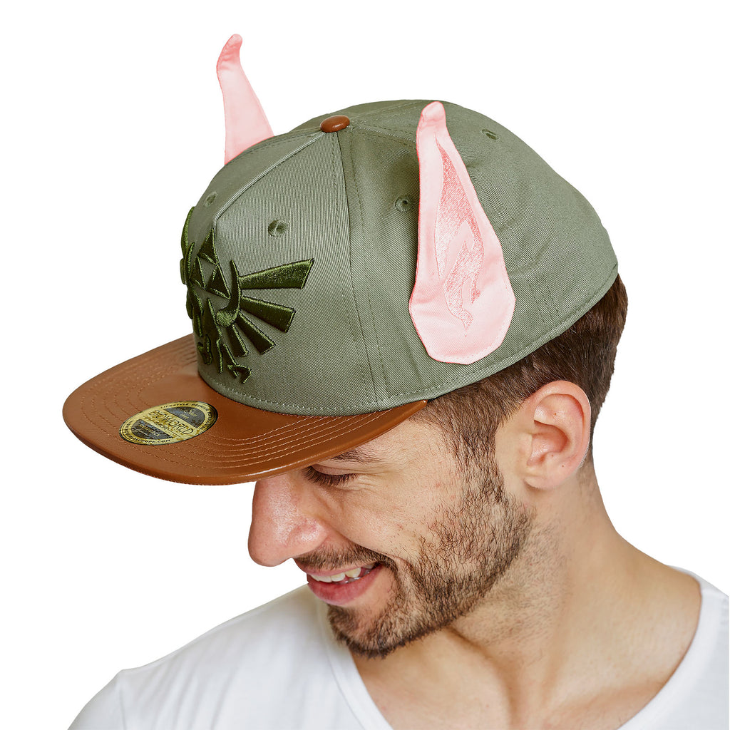 Product image Zelda - Hyrule Logo Snapback Cap with Link Ears