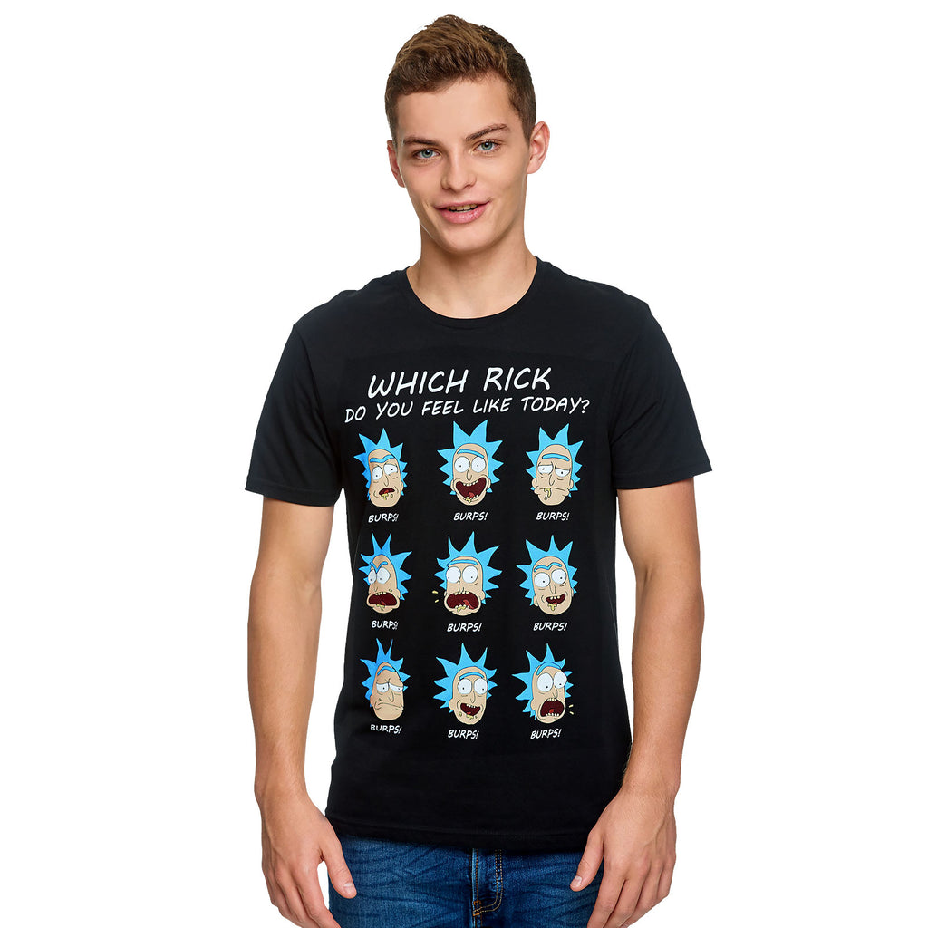 Product image Rick and Morty - Emotions of Rick T-Shirt black