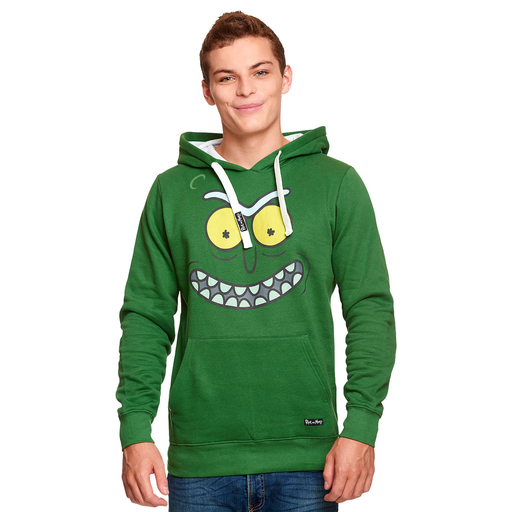 Product image Rick and Morty - Pickle Rick Face Hoodie green