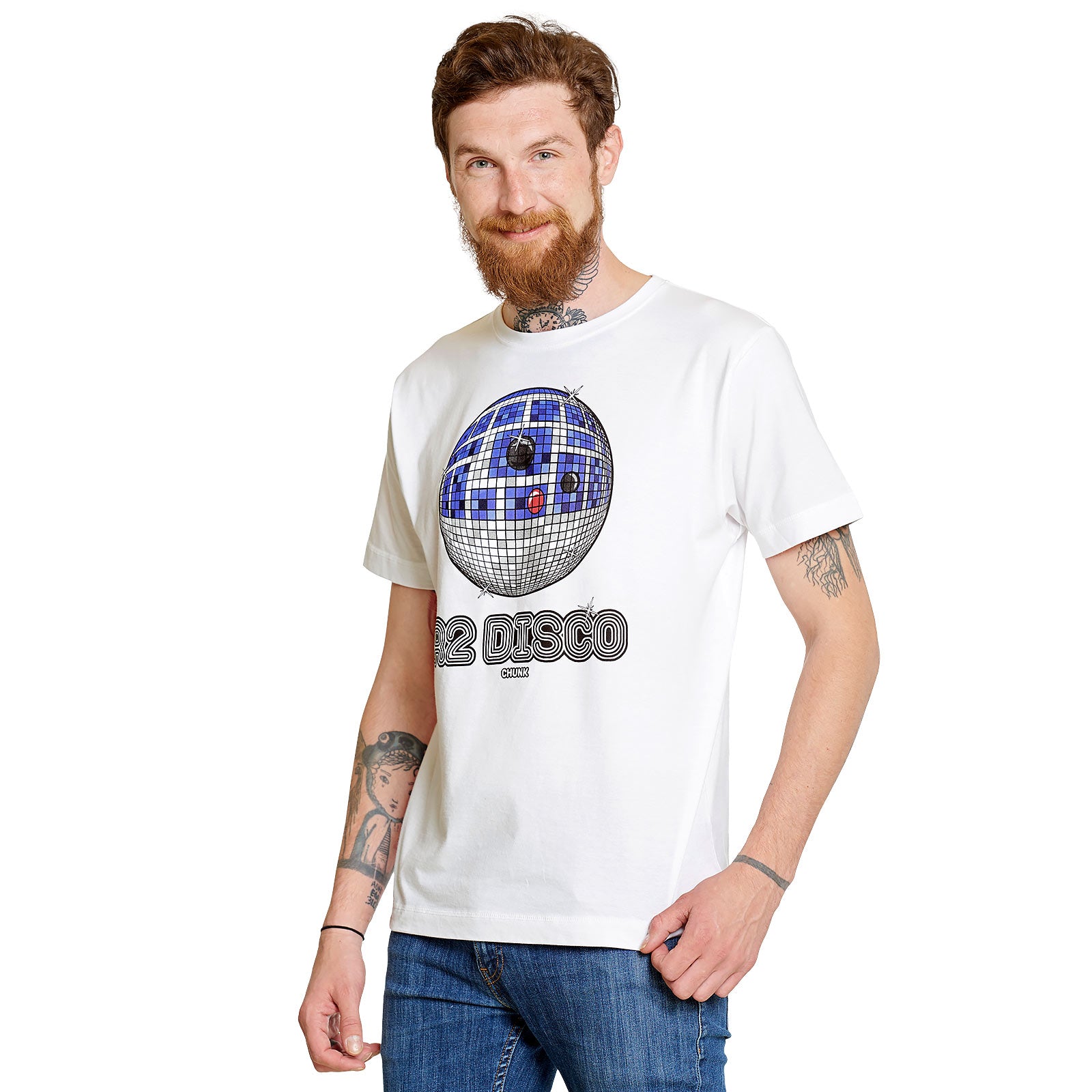 Product image Droid Disco T-Shirt for Star Wars Fans white
