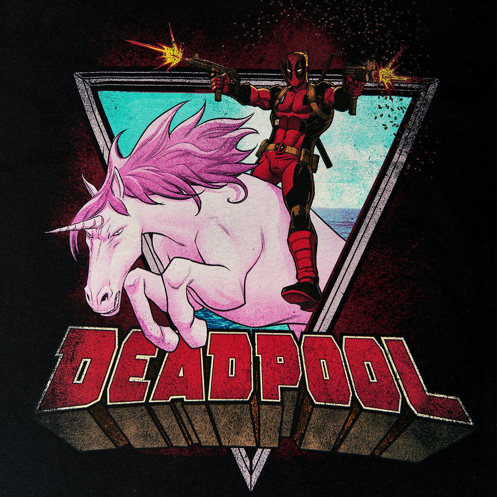 Product image Deadpool - Unicorn Ride T-Shirt Black