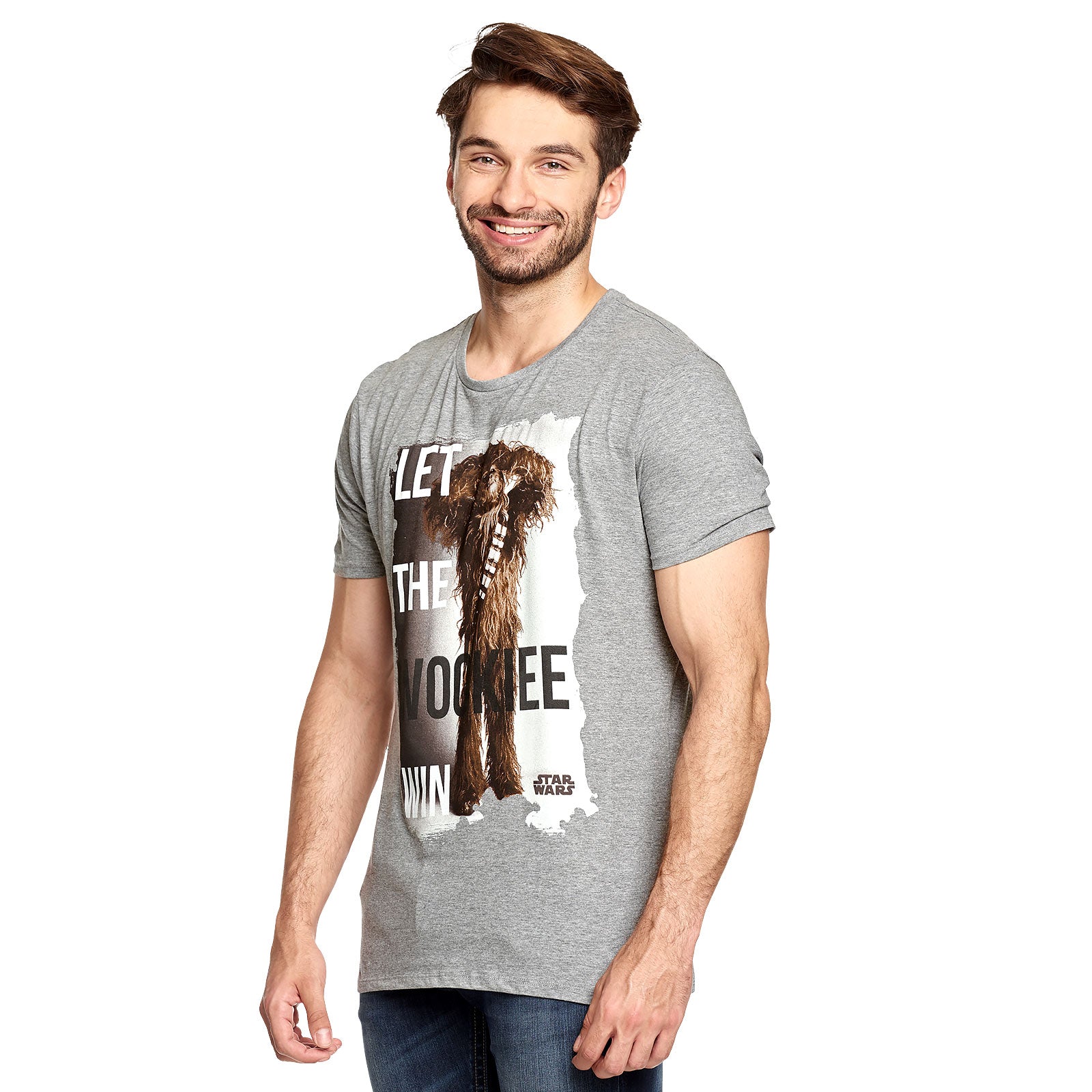 Product image Star Wars - Let the Wookiee Win T-Shirt grey