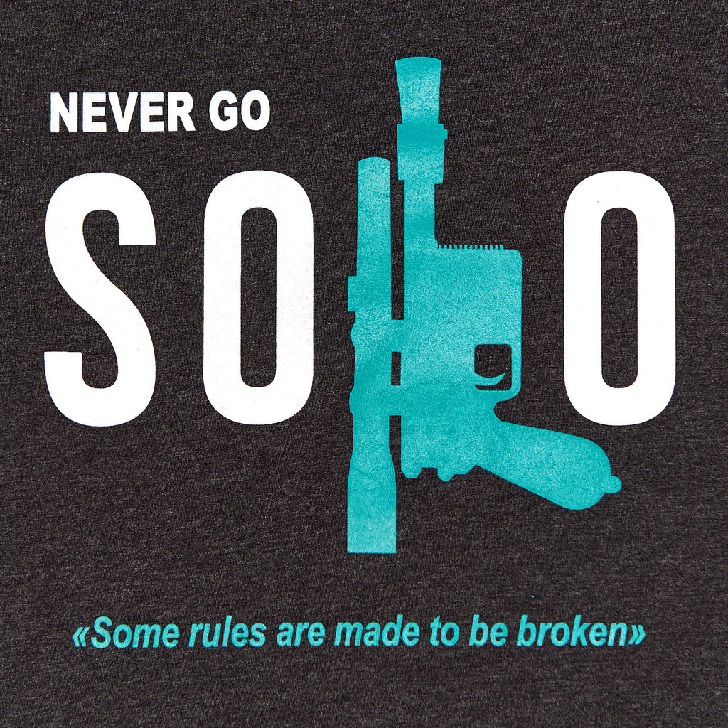 Product image Star Wars - Never Go Solo T-Shirt Grey