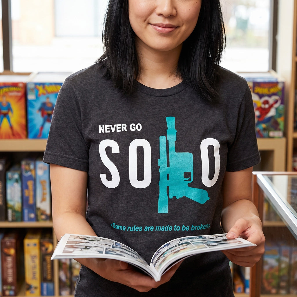 Product image Star Wars - Never Go Solo T-Shirt Grey