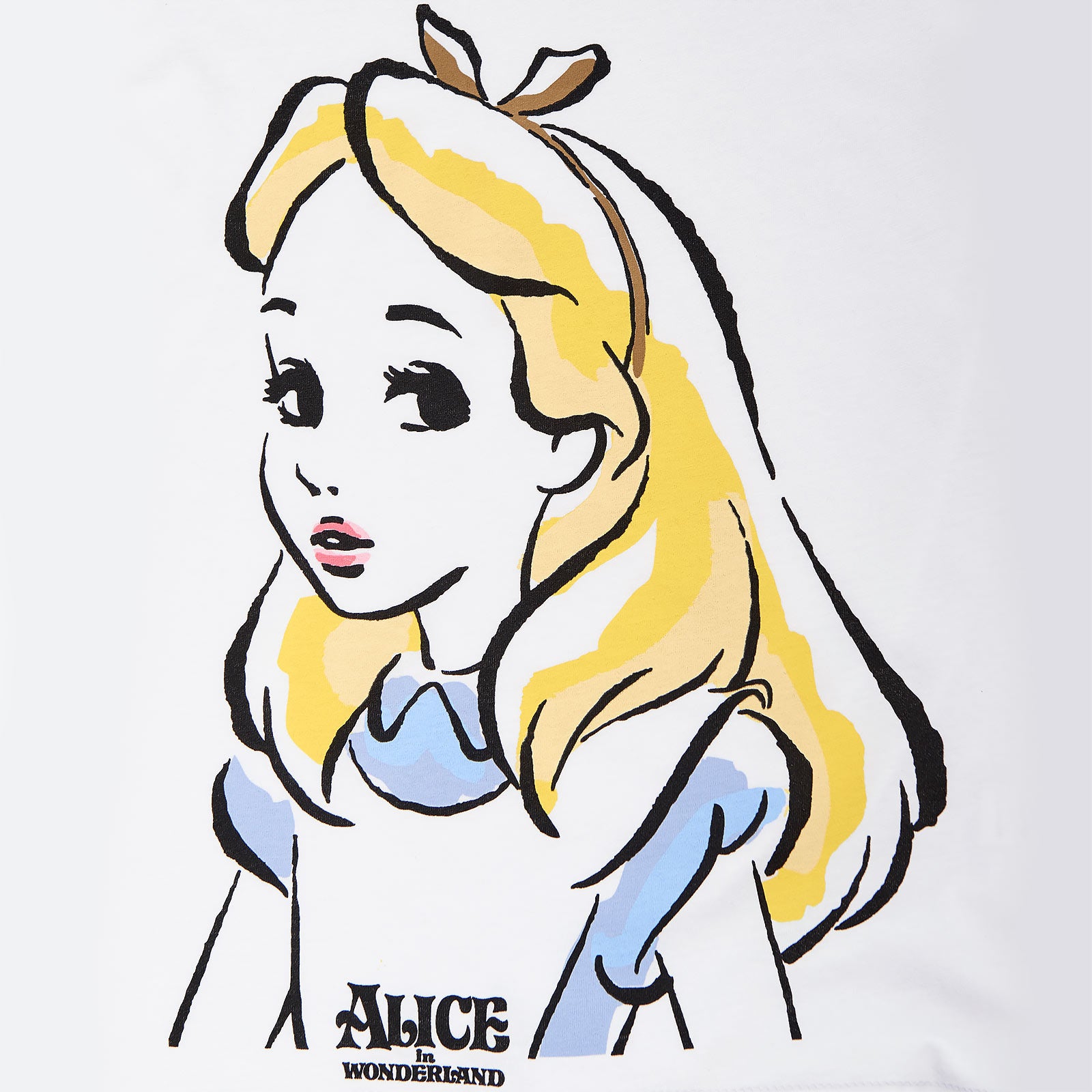 Product image Alice in Wonderland - Portrait T-Shirt Women white