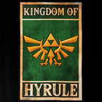 Product image Zelda - Kingdom of Hyrule Propaganda Poster T-Shirt black