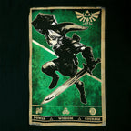 Product image Zelda - Link Triforce Propaganda Poster T-Shirt Black