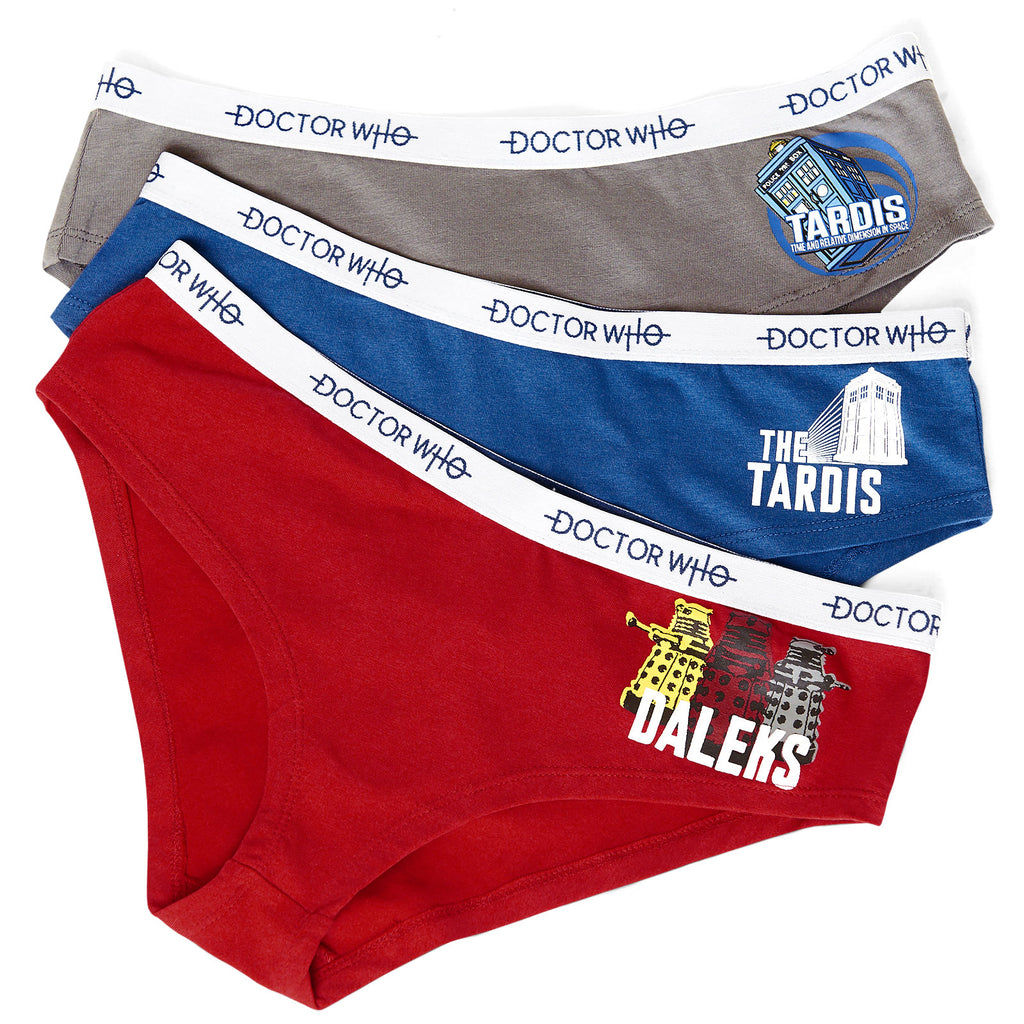 Product image Doctor Who - Tardis & Daleks Panty Set 3-piece