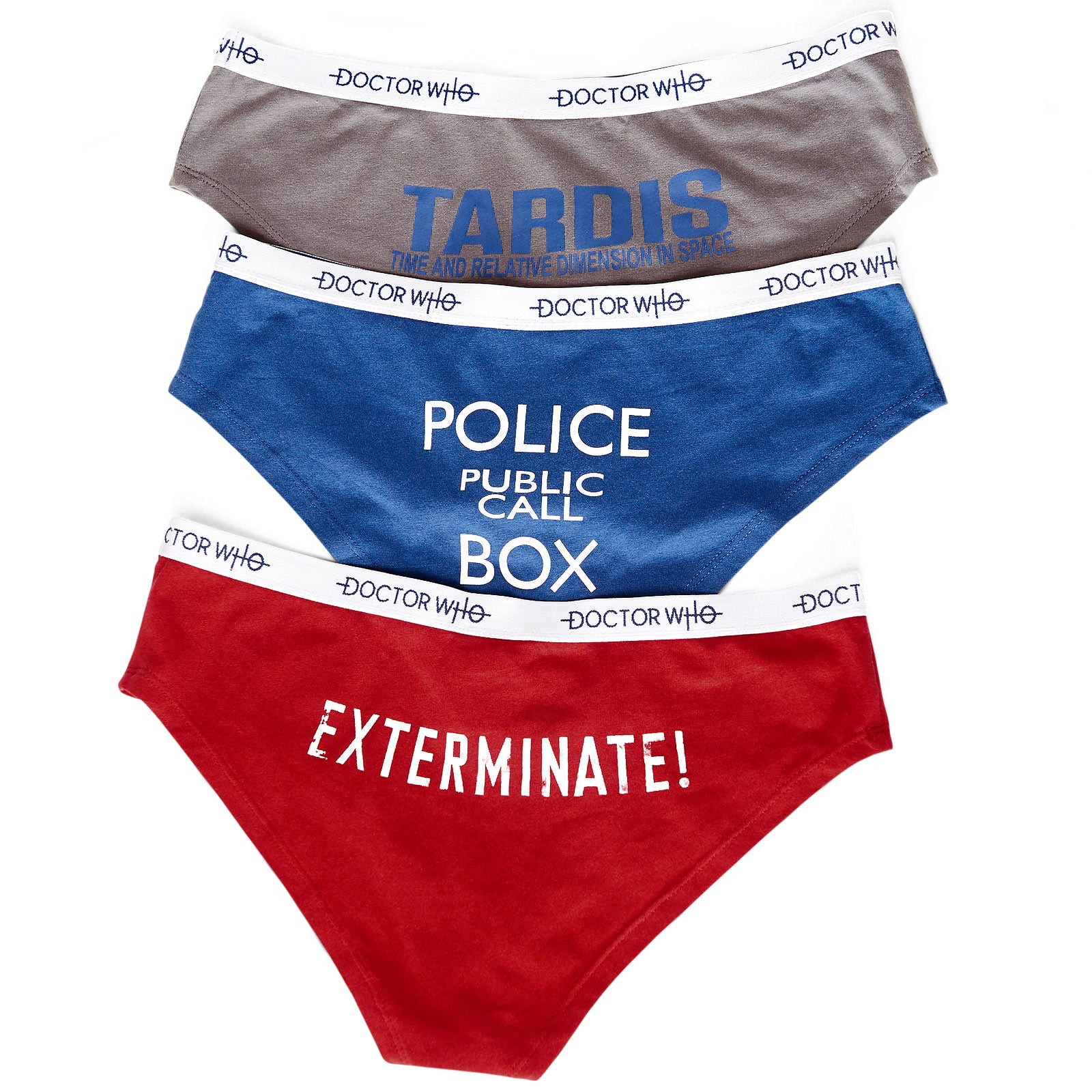Product image Doctor Who - Tardis & Daleks Panty Set 3-piece